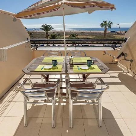 Ocean View, Beach At 250 M, 1 Bedroom, Wi-fi, Swimming Pool On The Same Floor, 3rd Floor Apartment Morro Jable (Fuerteventura)