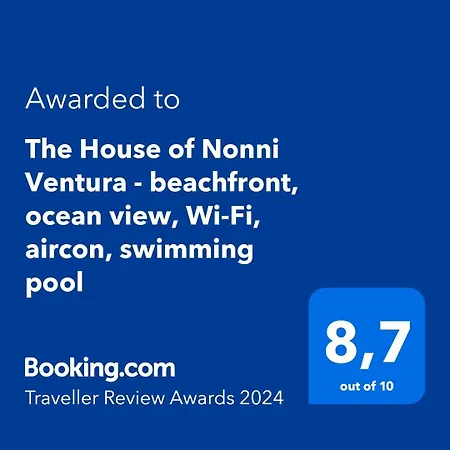 The House Of Nonni Ventura - Beachfront, Ocean View, Wi-fi, Aircon, Swimming Pool Apartment Morro Jable (Fuerteventura)