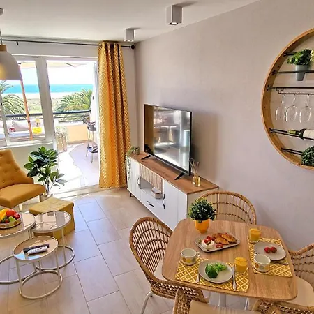 Sol, Morro Jable, Meerblick, Klimaanlage, Pool Apartment Morro Jable (Fuerteventura)