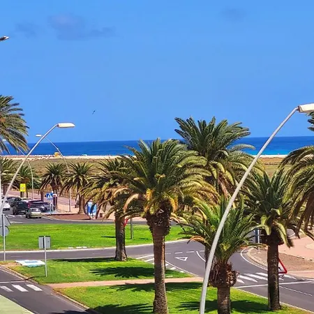Sol, Morro Jable, Meerblick, Klimaanlage, Pool Apartment *