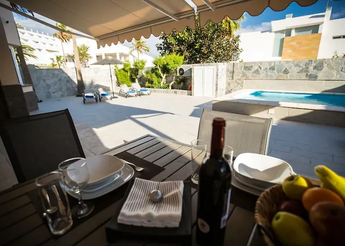 Villa Jandia Modern New Apartment Morro Jable Private Heated Pool Big Terrace And Parking foto